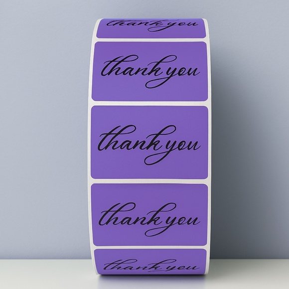 Thank You Stickers for Small Business |100 Self-Adhesive 8 COLORS TO CHOOSE FROM - Picture 9 of 11